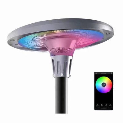 Lâmpadas de jardim solar residenciais 1200w RGB Patio Lâmpadas de jardim solar