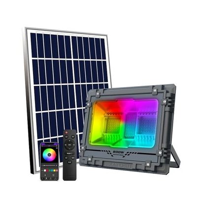 60watt 100w Solar LED luzes de inundação exterior Tri Color com reflector de música