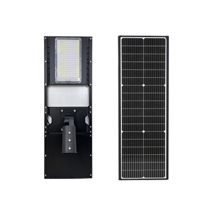50w Sensor do corpo humano LED Luz solar de rua com caixa de alumínio de fundição a óleo