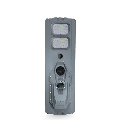 Controle de luz inteligente Luz solar de rua com câmera 200w 6500lm Sensor de radar de controle remoto