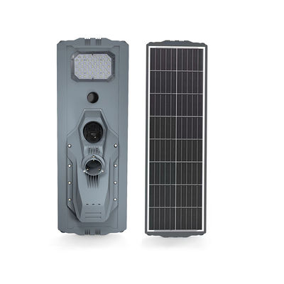 Alto brilho 5050 LED painel solar luz de rua com câmera 100W 200W 300W 400W 500W com 75Ah bateria de lítio ferro fosfato