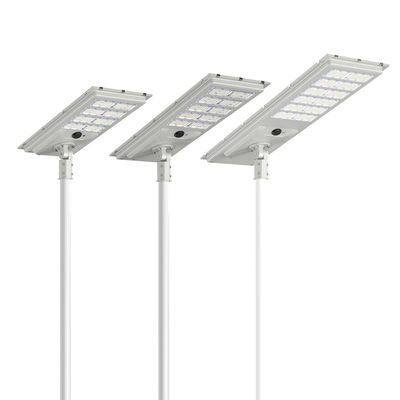 Alumínio All in One Outdoor LED Solar Street Light Lâmpada de rua privada