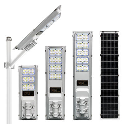 Luminária de Rua Solar Moderna Tudo-em-Um LED IP65 Bateria de Lítio 60AH para Exterior