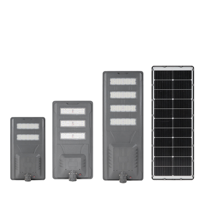 Luminária de rua LED à prova d'água tudo-em-um com sensor de movimento e energia solar