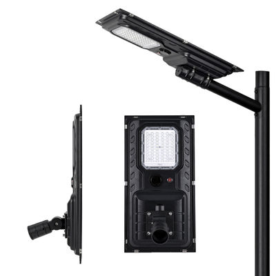 Luz de rua solar de controle remoto 180LM/W com feixe de 90*150° para estradas rurais e de vilarejo