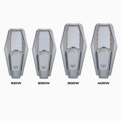 Iluminação de rua com painel solar